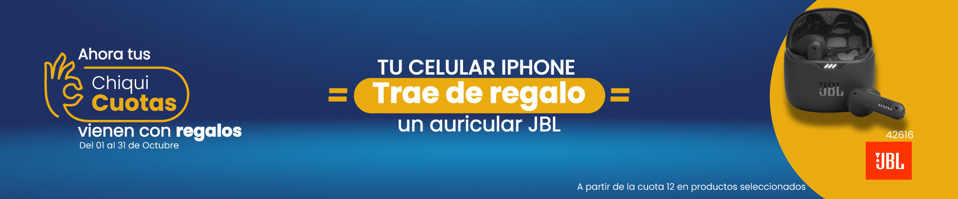 Iphone chiquicuotas + auricular JBL