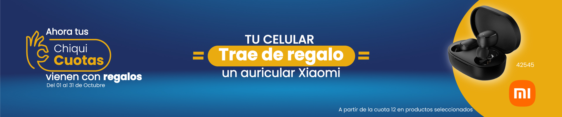 Celulares chiquicuotas + auricular Xiaomi