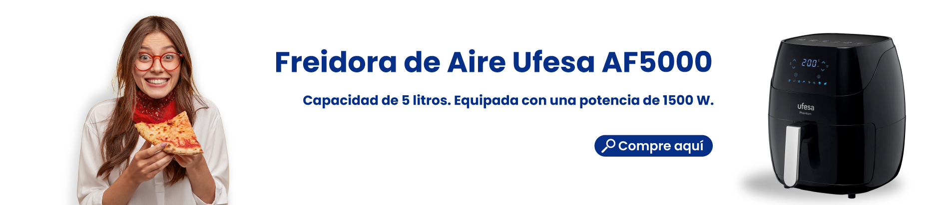 Freidora de Aire Ufesa AF5000 5 L