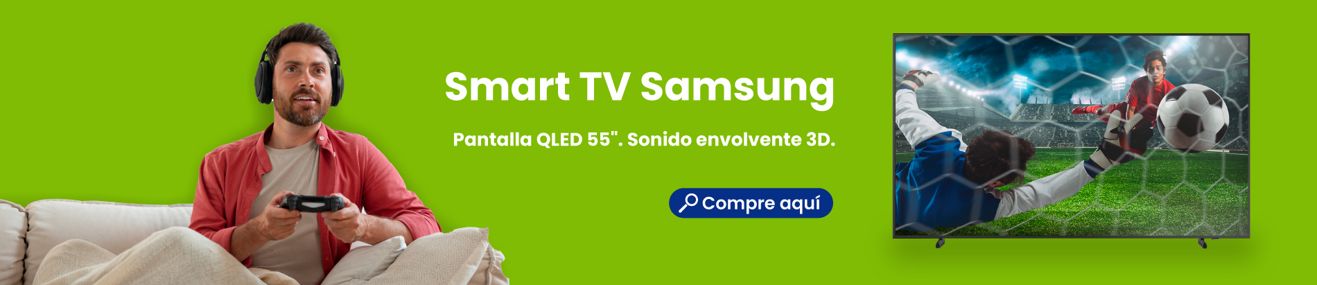 TV Samsung QN55LS03BAGXPR 55" LED UHD 4K