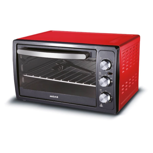 Horno Electrico Midas 46 LTS MD-HE46RC Rojo