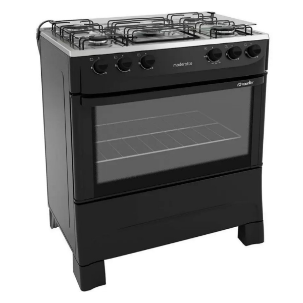 Cocina Mueller Moderatto 5H Negro