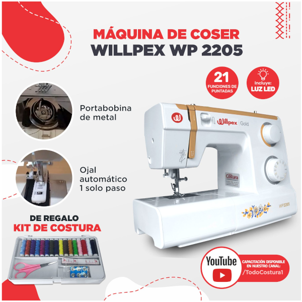 Todo Costura - Les ofrecemos la COSEDORA DE BOLSA WILLPEX